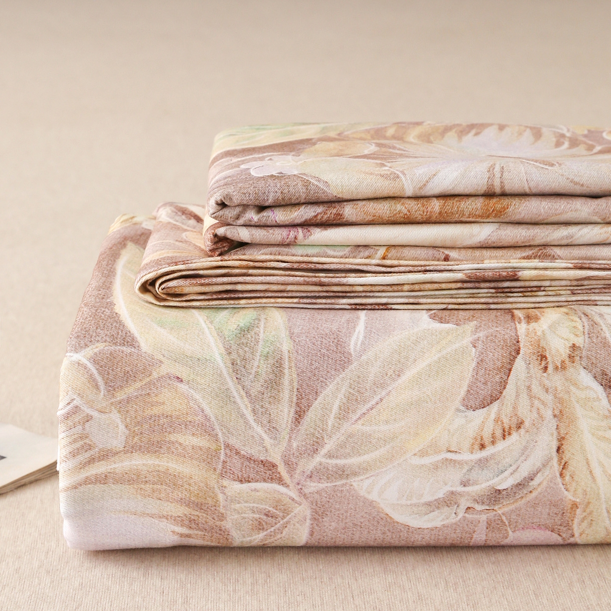 91家纺网 家纺一手货源 找家纺 金盛纺 2025新款全棉纯棉加厚磨毛印花单品床单 床单单件 弥斯