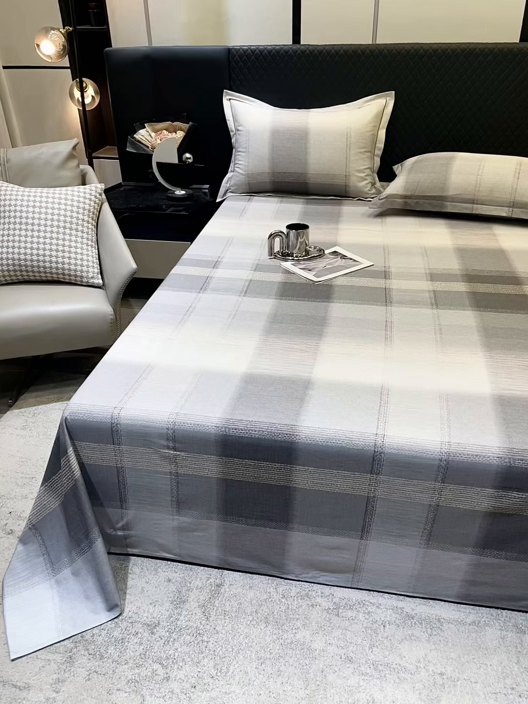 91家纺网 家纺一手货源 找家纺 金盛纺 2025新款全棉纯棉加厚磨毛印花单品床单 床单单件 轻织漫冬