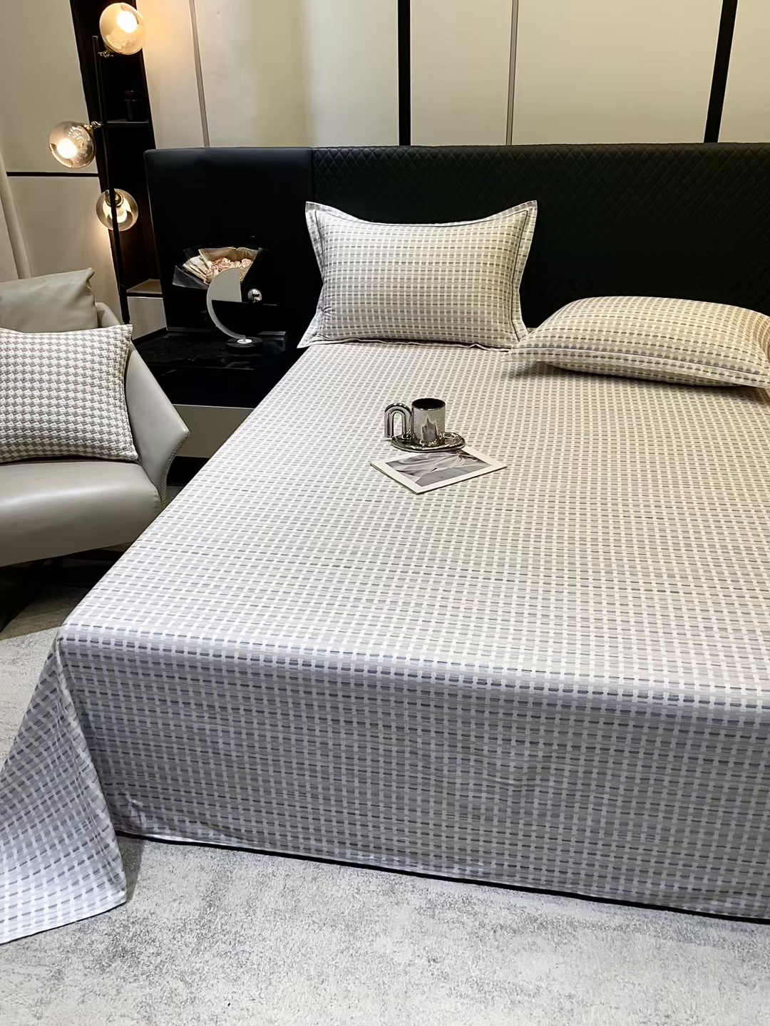 91家纺网 家纺一手货源 找家纺 金盛纺 2025新款全棉纯棉加厚磨毛印花单品床单 床单单件 锦知