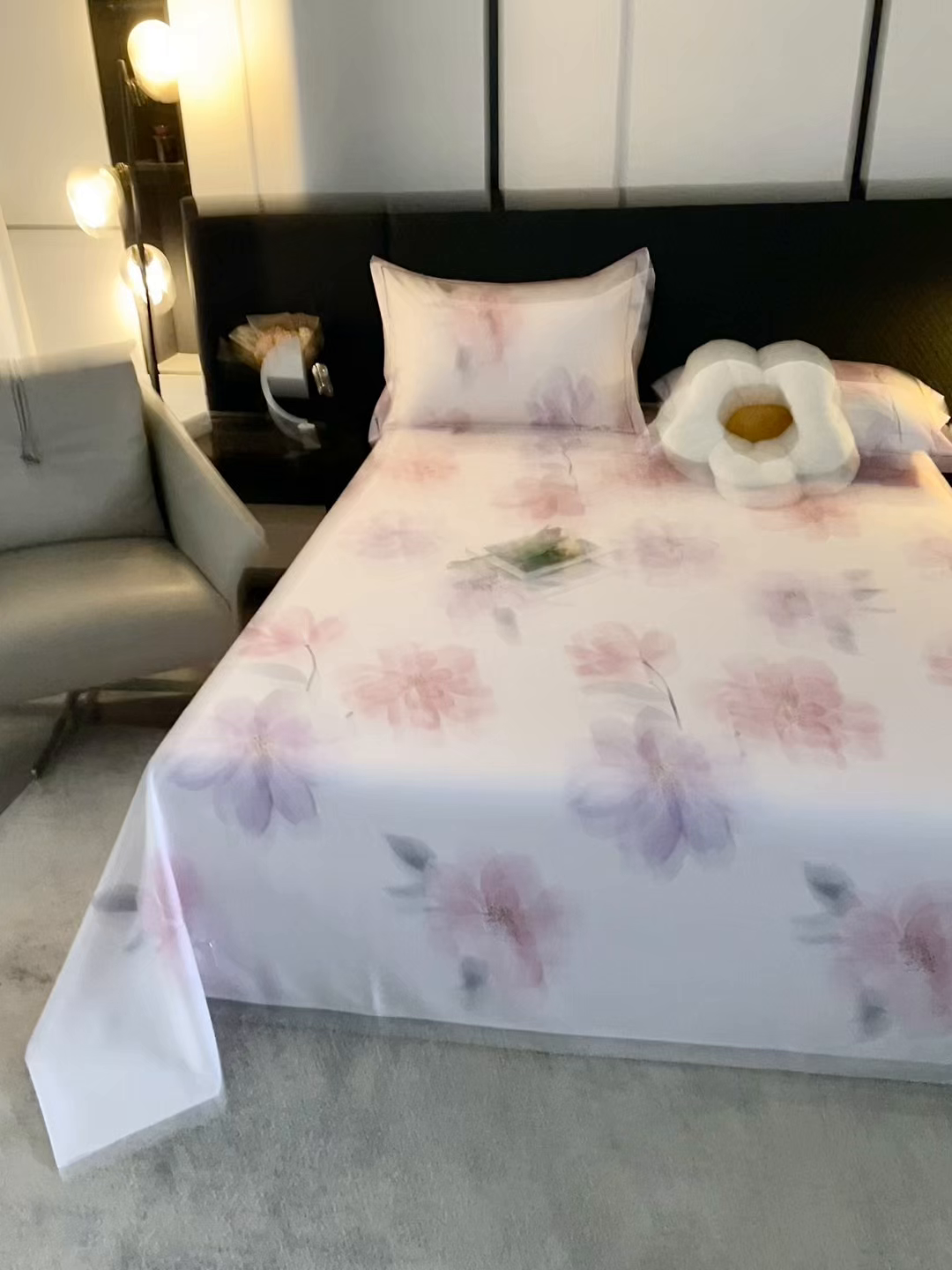 91家纺网 家纺一手货源 找家纺 金盛纺 2025新款全棉纯棉加厚磨毛印花单品床单 床单单件 茶言妙语