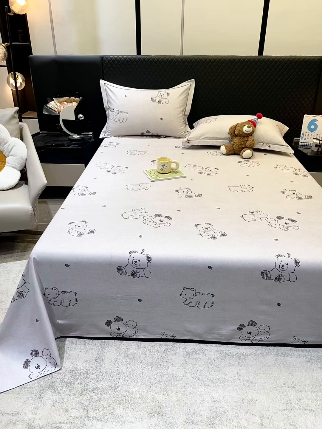 91家纺网 家纺一手货源 找家纺 金盛纺 2025新款全棉纯棉加厚磨毛印花单品床单 床单单件 吉唛