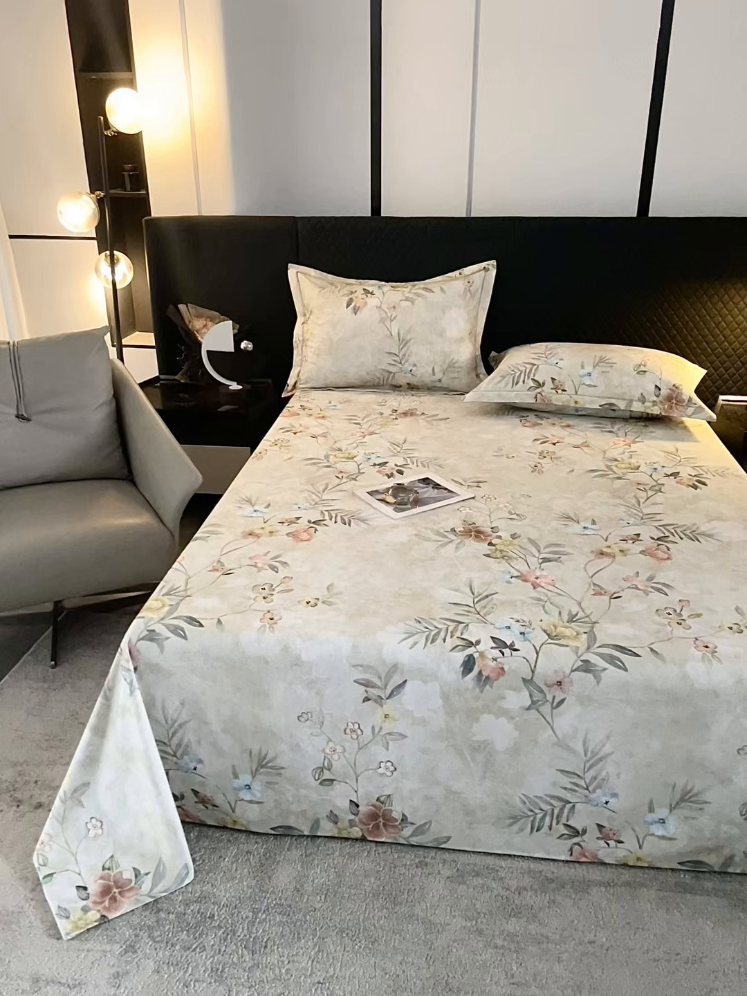 91家纺网 家纺一手货源 找家纺 金盛纺 2025新款全棉纯棉加厚磨毛印花单品床单 床单单件 美伊