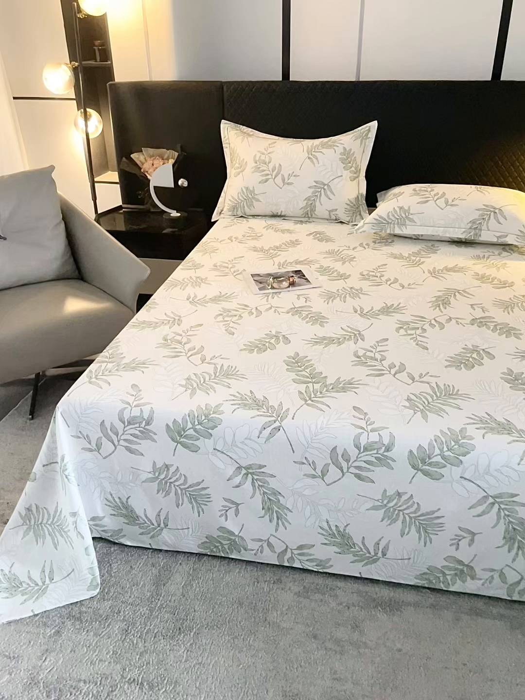 91家纺网 家纺一手货源 找家纺 金盛纺 2025新款全棉纯棉加厚磨毛印花单品床单 床单单件 风和日暖