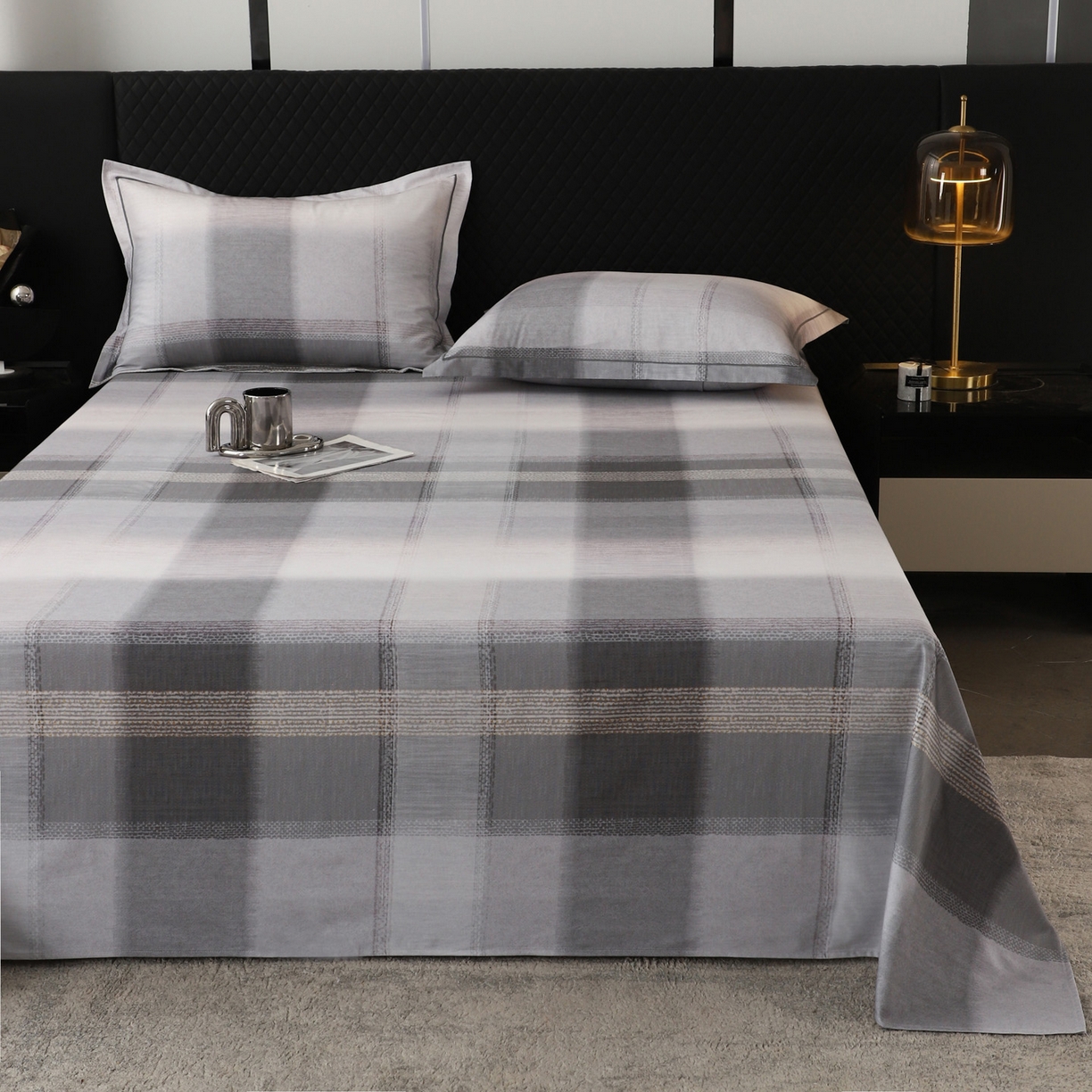 91家纺网 家纺一手货源 找家纺 金盛纺 2025新款全棉纯棉加厚磨毛印花单品床单 床单单件 轻织漫冬