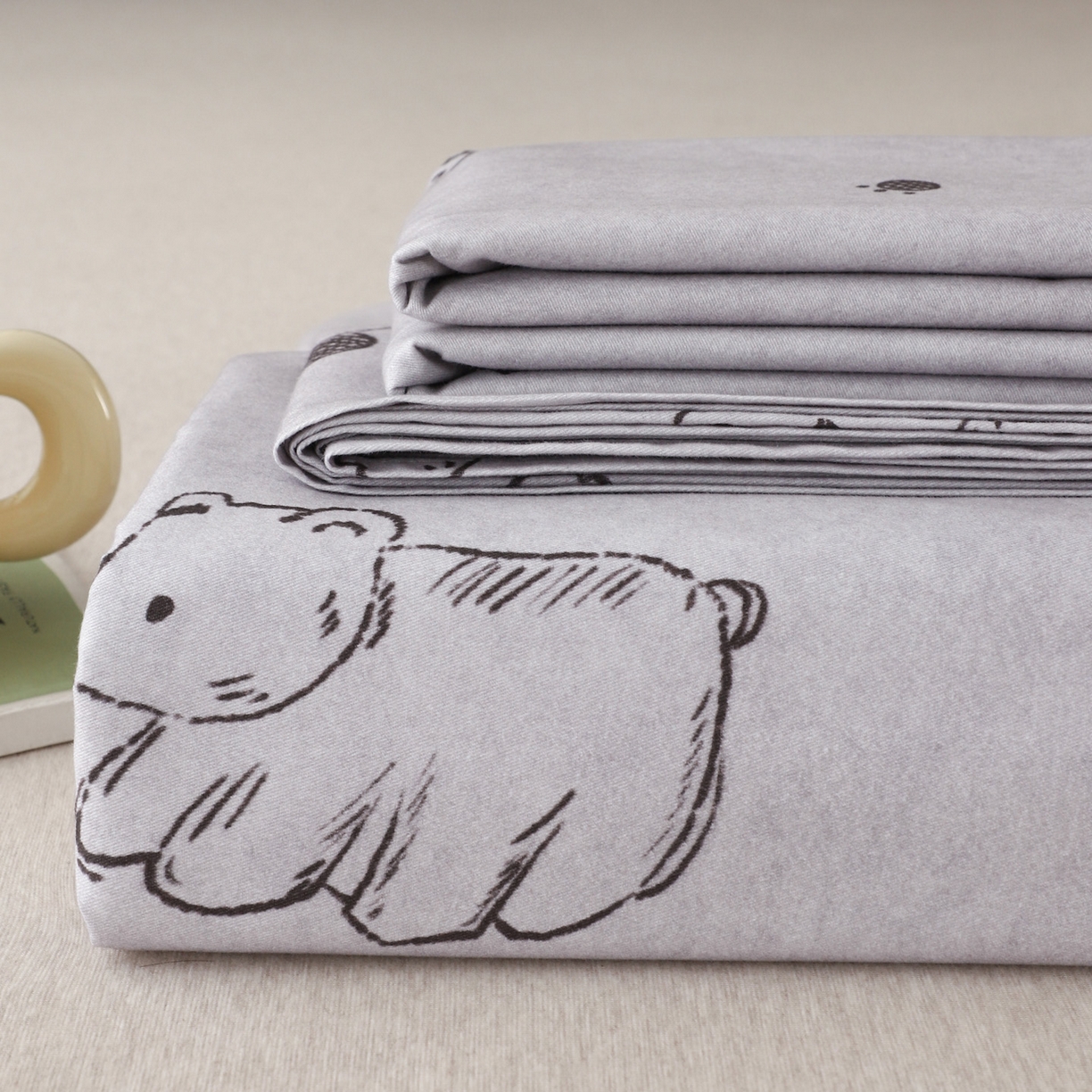 91家纺网 家纺一手货源 找家纺 金盛纺 2025新款全棉纯棉加厚磨毛印花单品床单 床单单件 吉唛