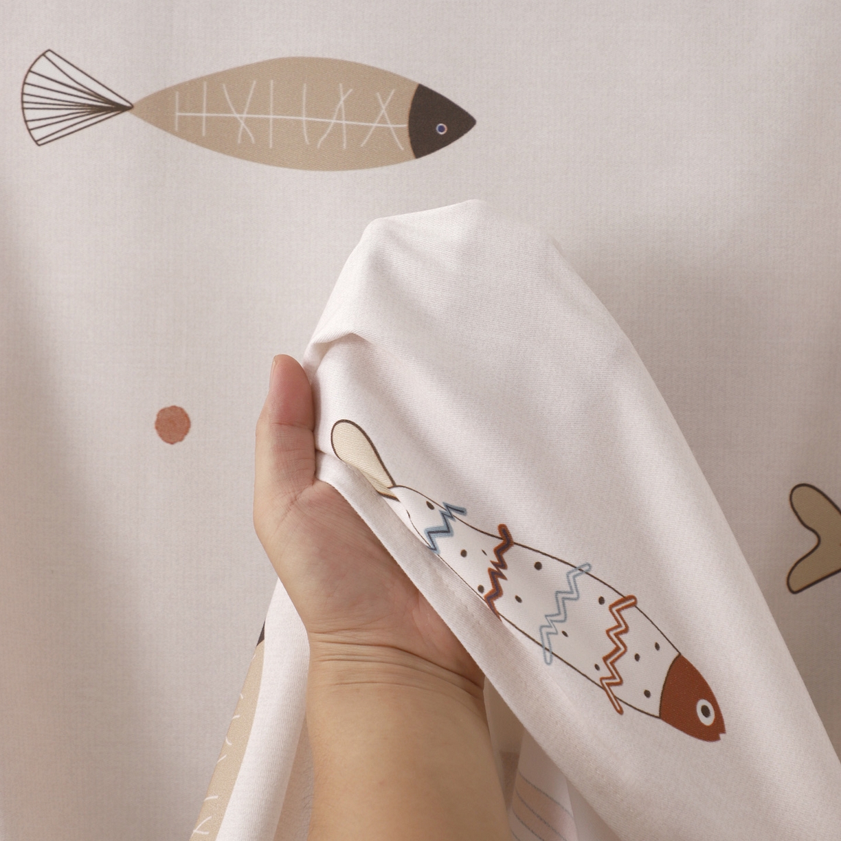 91家纺网 家纺一手货源 找家纺 金盛纺 2025新款全棉纯棉加厚磨毛印花单品床单 床单单件 渔趣