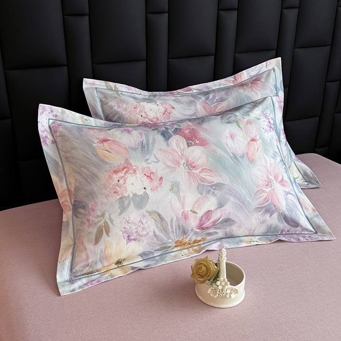 91家纺网 家纺一手货源 找家纺 （总）金盛纺 2025新款全棉纯棉加厚磨毛印花单品枕套 枕套单件