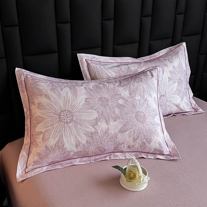 91家纺网 家纺一手货源 找家纺 （总）金盛纺 2025新款全棉纯棉加厚磨毛印花单品枕套 枕套单件