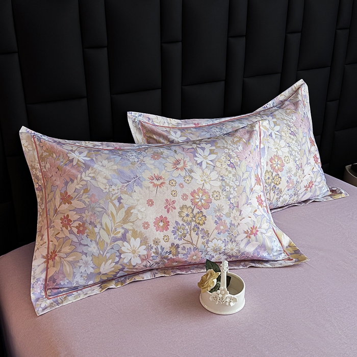 91家纺网 家纺一手货源 找家纺 （总）金盛纺 2025新款全棉纯棉加厚磨毛印花单品枕套 枕套单件