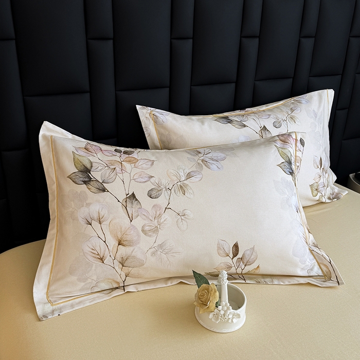 金盛纺 2025新款全棉纯棉加厚磨毛印花单品枕套 枕套单件 舒蔓枝