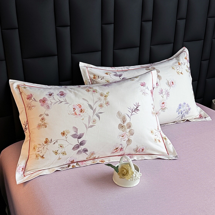 金盛纺 2025新款全棉纯棉加厚磨毛印花单品枕套 枕套单件 初茅