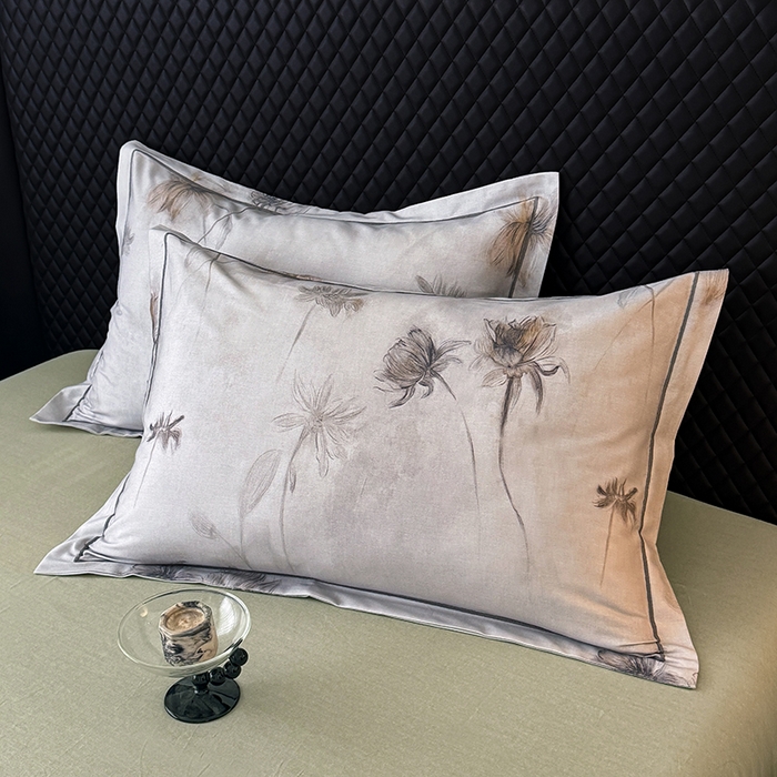 金盛纺 2025新款全棉纯棉加厚磨毛印花单品枕套 枕套单件 嬉秋集