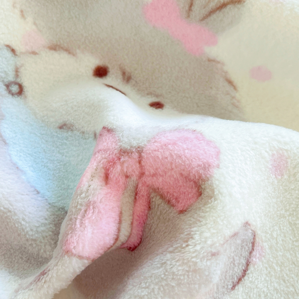 91家纺网 家纺一手货源 找家纺 桃子家居 2025新款A类ins小清新少女奶油卡通可爱加厚牛奶绒四件套 绒-甜甜奶油狗