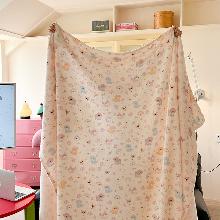 91家纺网 家纺一手货源 找家纺 （总）贝扬思家纺 2025新款四季款双面印花牛奶绒毛毯空调毯