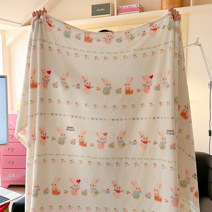 91家纺网 家纺一手货源 找家纺 （总）贝扬思家纺 2025新款四季款双面印花牛奶绒毛毯空调毯