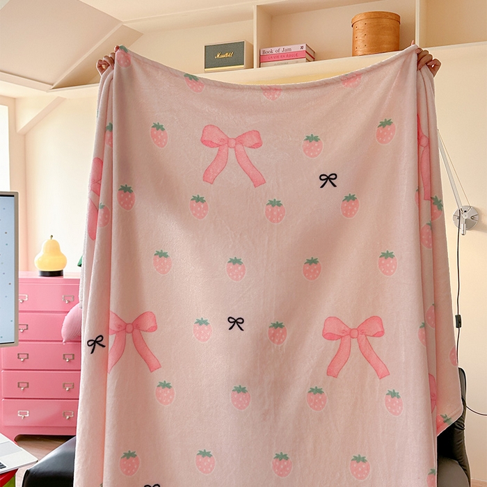 91家纺网 家纺一手货源 找家纺 （总）贝扬思家纺 2025新款四季款双面印花牛奶绒毛毯空调毯