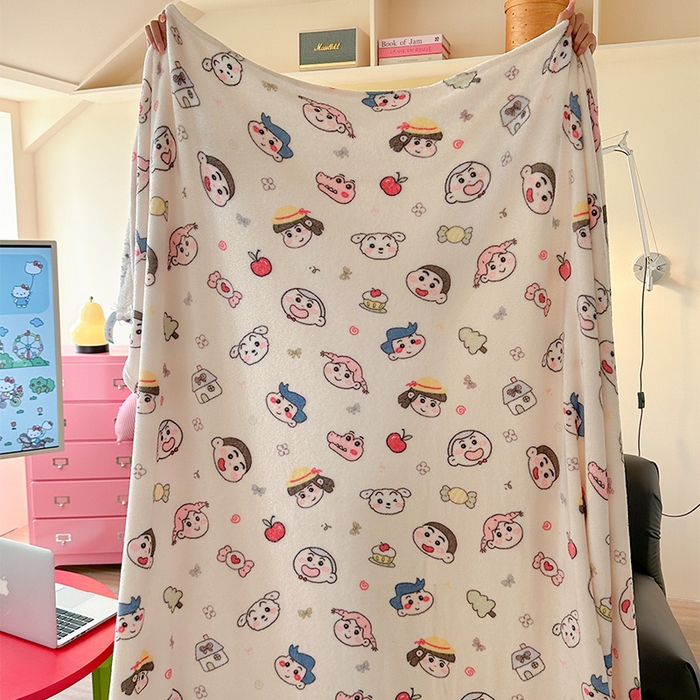 91家纺网 家纺一手货源 找家纺 （总）贝扬思家纺 2025新款四季款双面印花牛奶绒毛毯空调毯