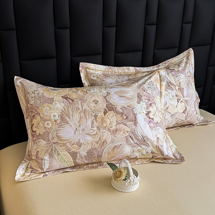 91家纺网 家纺一手货源 找家纺 金盛纺 2025新款全棉纯棉加厚磨毛印花四件套 弥斯