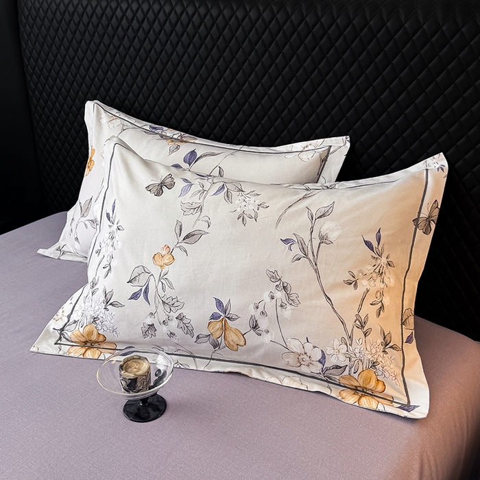 91家纺网 家纺一手货源 找家纺 金盛纺 2025新款全棉纯棉加厚磨毛印花四件套 硕朵