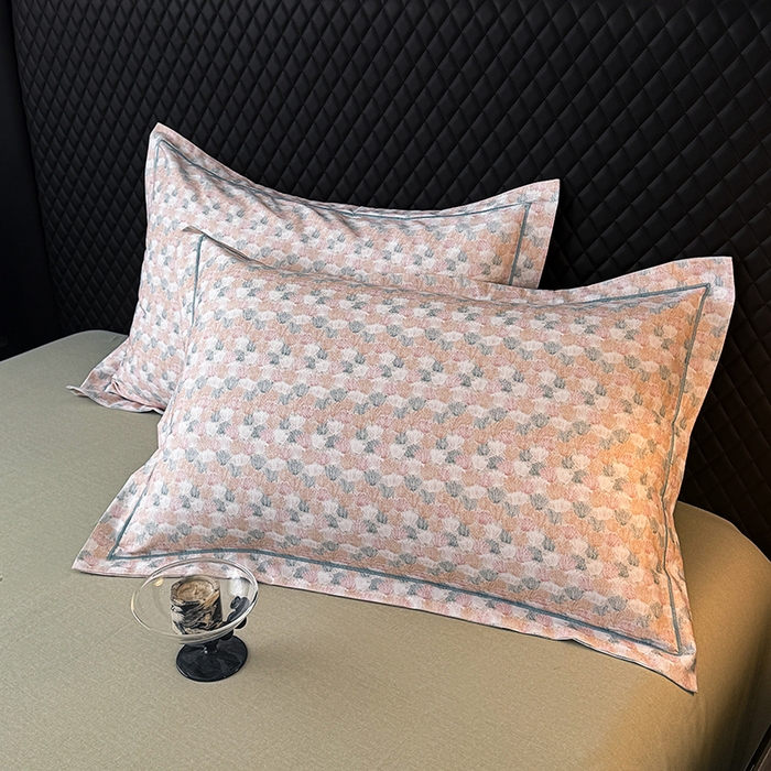 91家纺网 家纺一手货源 找家纺 金盛纺 2025新款全棉纯棉加厚磨毛印花四件套 弥望