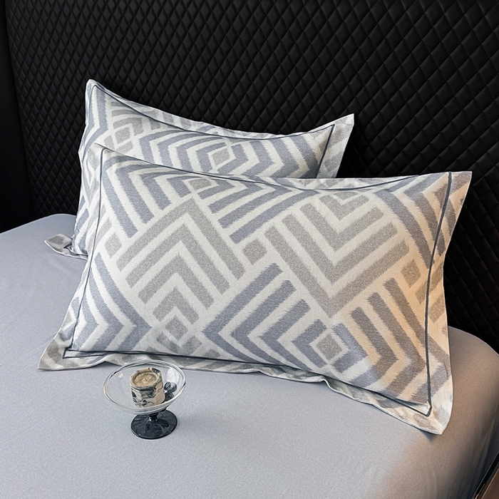 91家纺网 家纺一手货源 找家纺 金盛纺 2025新款全棉纯棉加厚磨毛印花四件套 半舟