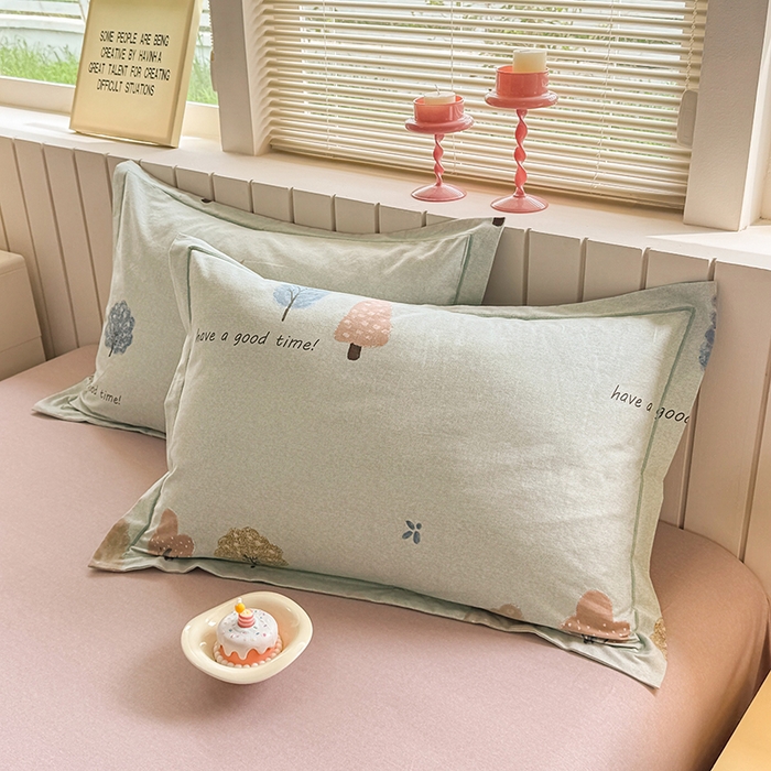 91家纺网 家纺一手货源 找家纺 金盛纺 2025新款全棉纯棉加厚磨毛印花四件套 柏林少女