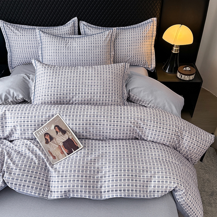 91家纺网 家纺一手货源 找家纺 金盛纺 2025新款全棉纯棉加厚磨毛印花四件套 锦知