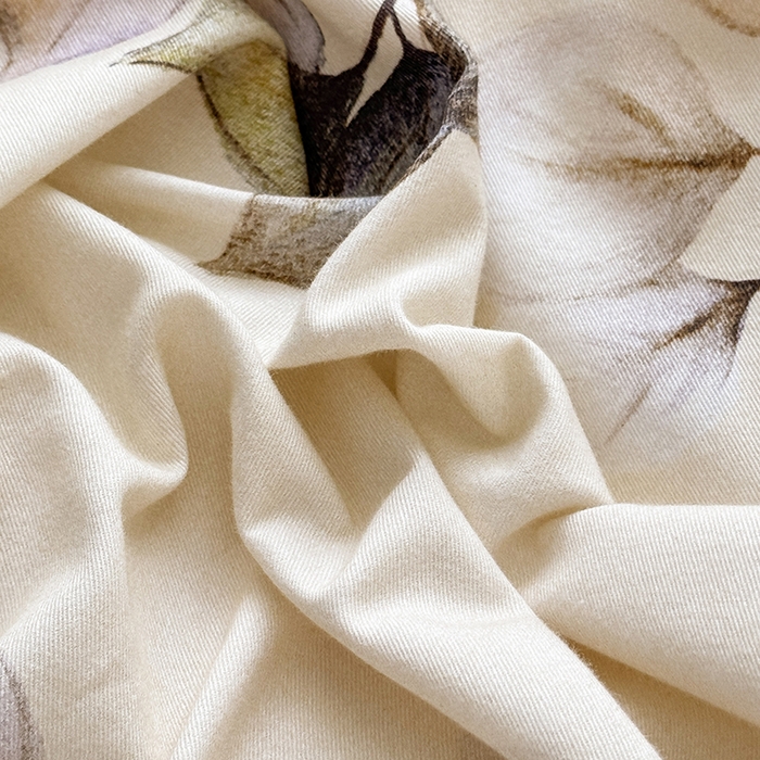 91家纺网 家纺一手货源 找家纺 金盛纺 2025新款全棉纯棉加厚磨毛印花四件套 舒蔓枝