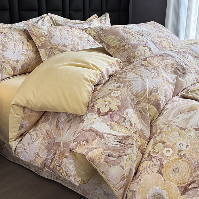 金盛纺 2025新款全棉纯棉加厚磨毛印花四件套 弥斯