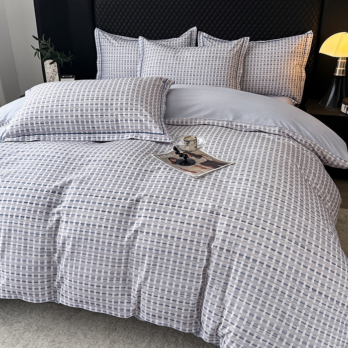 91家纺网 家纺一手货源 找家纺 金盛纺 2025新款全棉纯棉加厚磨毛印花四件套 锦知