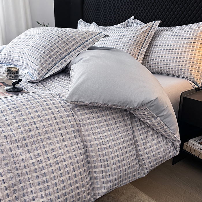 91家纺网 家纺一手货源 找家纺 金盛纺 2025新款全棉纯棉加厚磨毛印花四件套 锦知