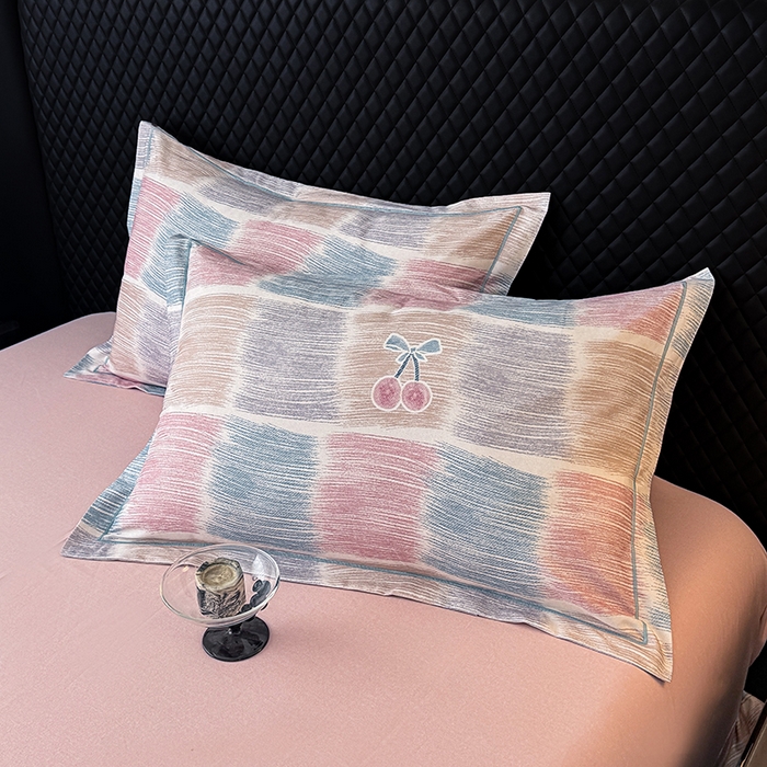 91家纺网 家纺一手货源 找家纺 金盛纺 2025新款全棉纯棉加厚磨毛印花四件套 樱为你