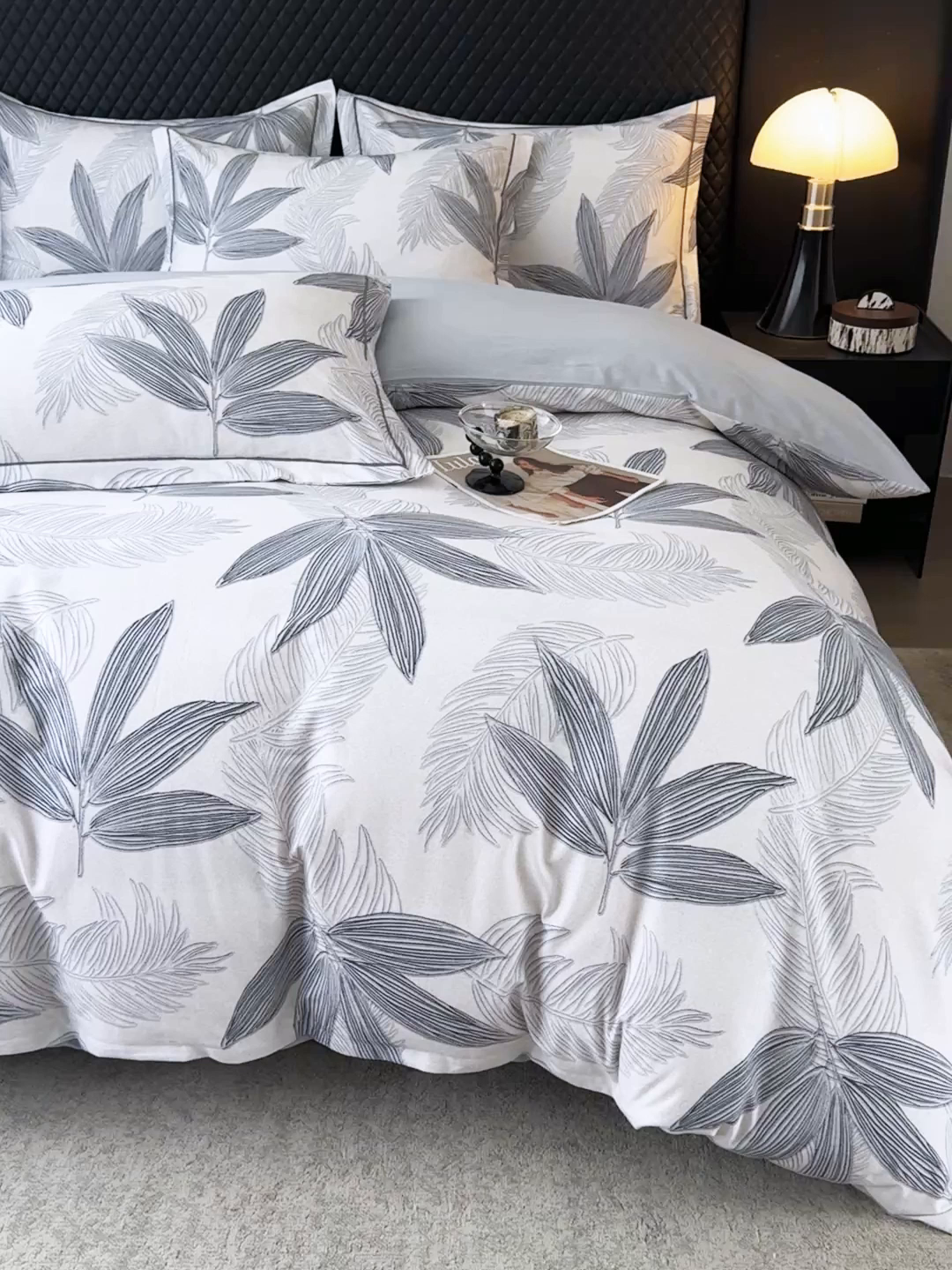 91家纺网 家纺一手货源 找家纺 金盛纺 2025新款全棉纯棉加厚磨毛印花四件套 暮云春