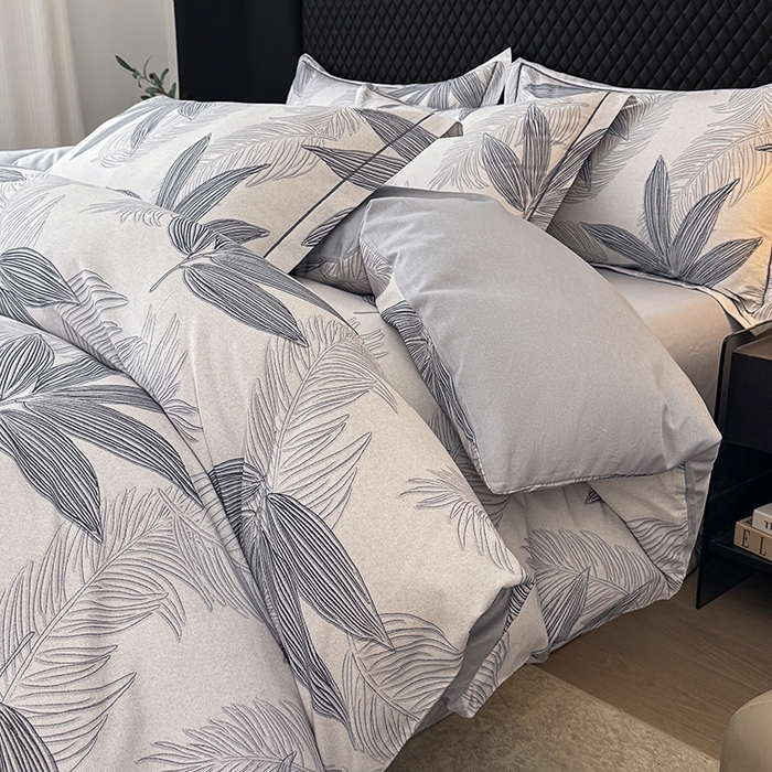 91家纺网 家纺一手货源 找家纺 （总）金盛纺 2025新款全棉纯棉加厚磨毛印花四件套