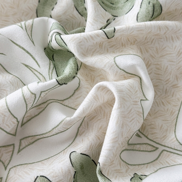 91家纺网 家纺一手货源 找家纺 金盛纺 2025新款全棉纯棉加厚磨毛印花四件套 风和日暖