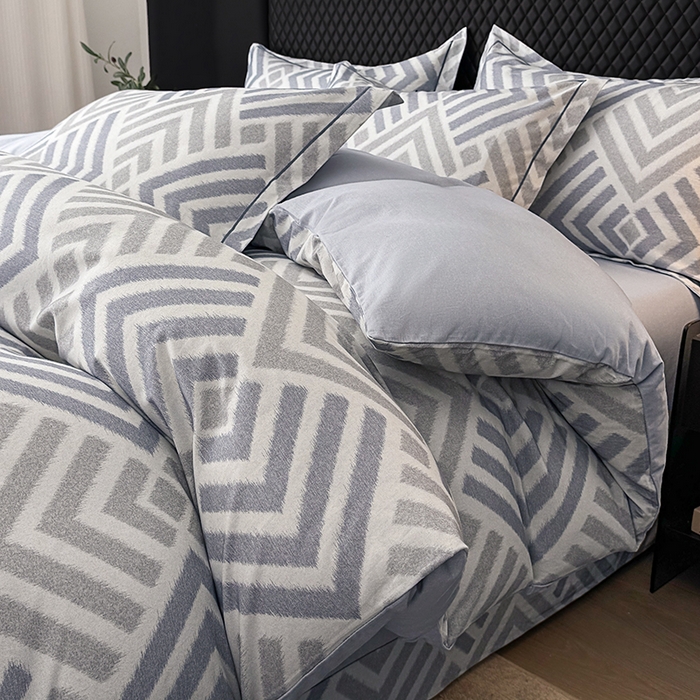 91家纺网 家纺一手货源 找家纺 （总）金盛纺 2025新款全棉纯棉加厚磨毛印花四件套