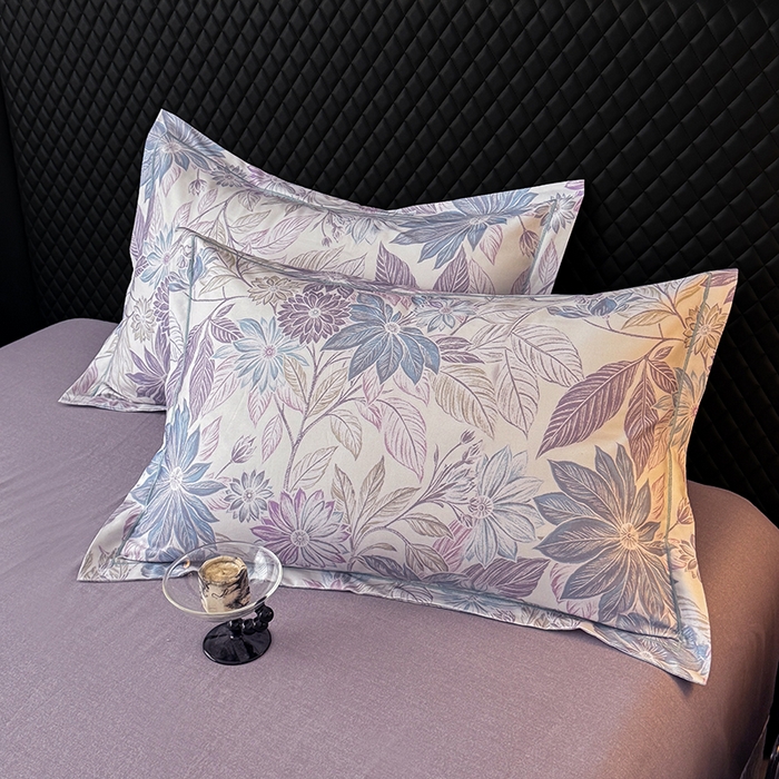 91家纺网 家纺一手货源 找家纺 金盛纺 2025新款全棉纯棉加厚磨毛印花四件套 禾风里