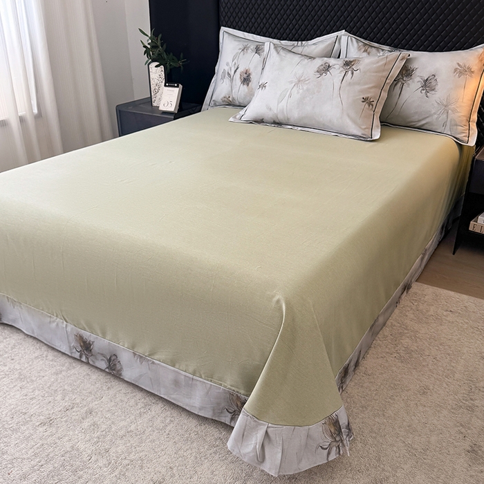 91家纺网 家纺一手货源 找家纺 金盛纺 2025新款全棉纯棉加厚磨毛印花四件套 嬉秋集