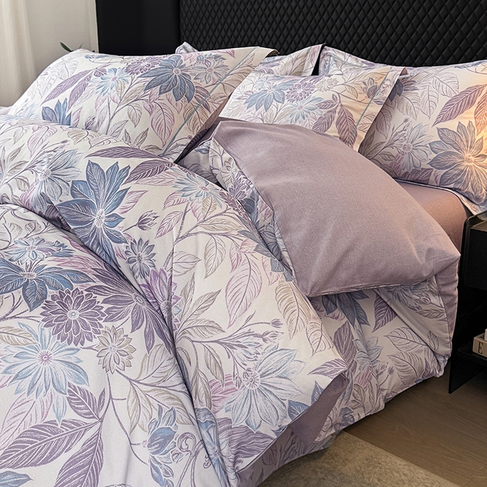 金盛纺 2025新款全棉纯棉加厚磨毛印花四件套 禾风里