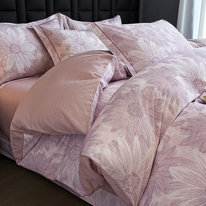 91家纺网 家纺一手货源 找家纺 （总）金盛纺 2025新款全棉纯棉加厚磨毛印花四件套