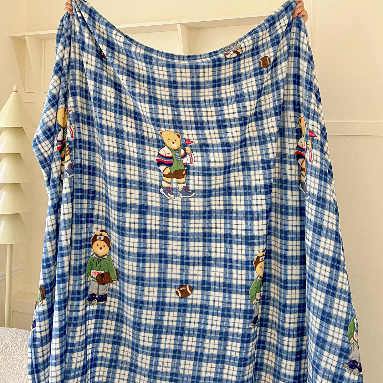 91家纺网 家纺一手货源 找家纺 （总）初念 2025新款四季款双面牛奶绒多功能毛毯