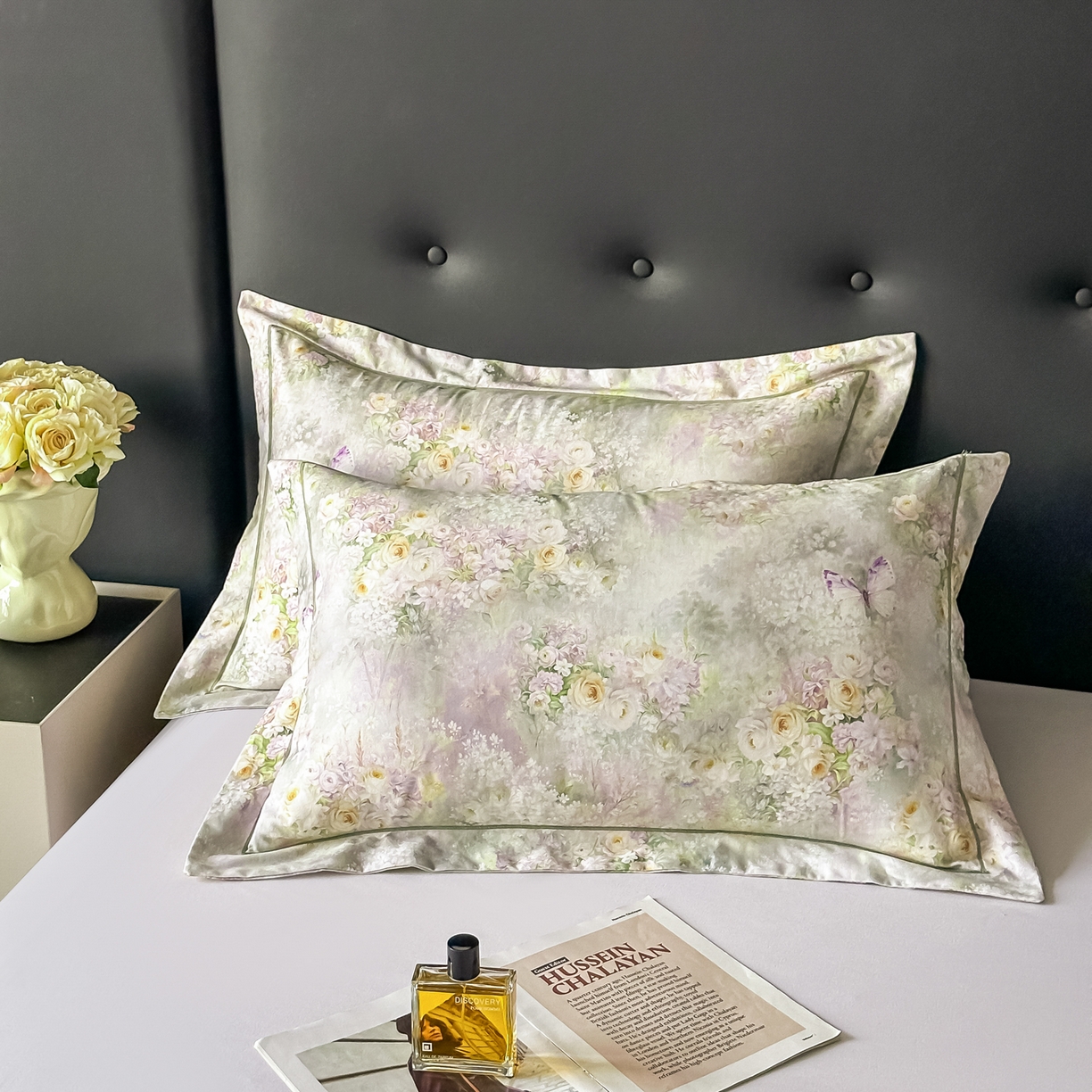 91家纺网 家纺一手货源 找家纺 （总）益利多 2025新款纯棉A类全棉枕套加厚磨毛印花两只装枕头套信封开口48x74/50x80