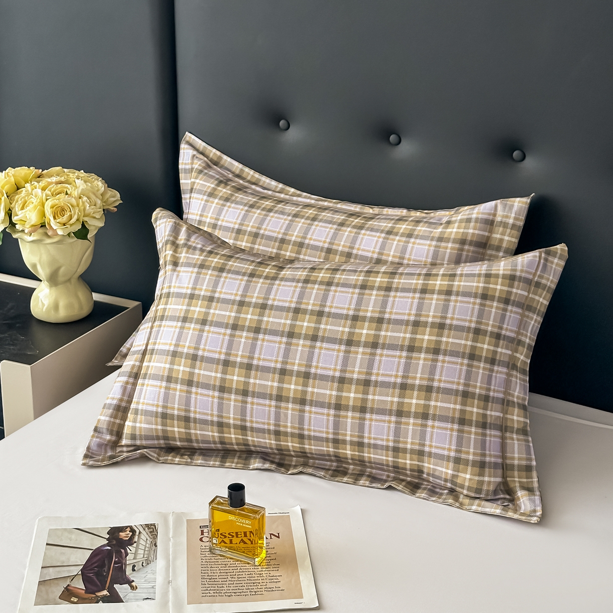 91家纺网 家纺一手货源 找家纺 （总）益利多 2025新款纯棉A类全棉枕套加厚磨毛印花两只装枕头套信封开口48x74/50x80