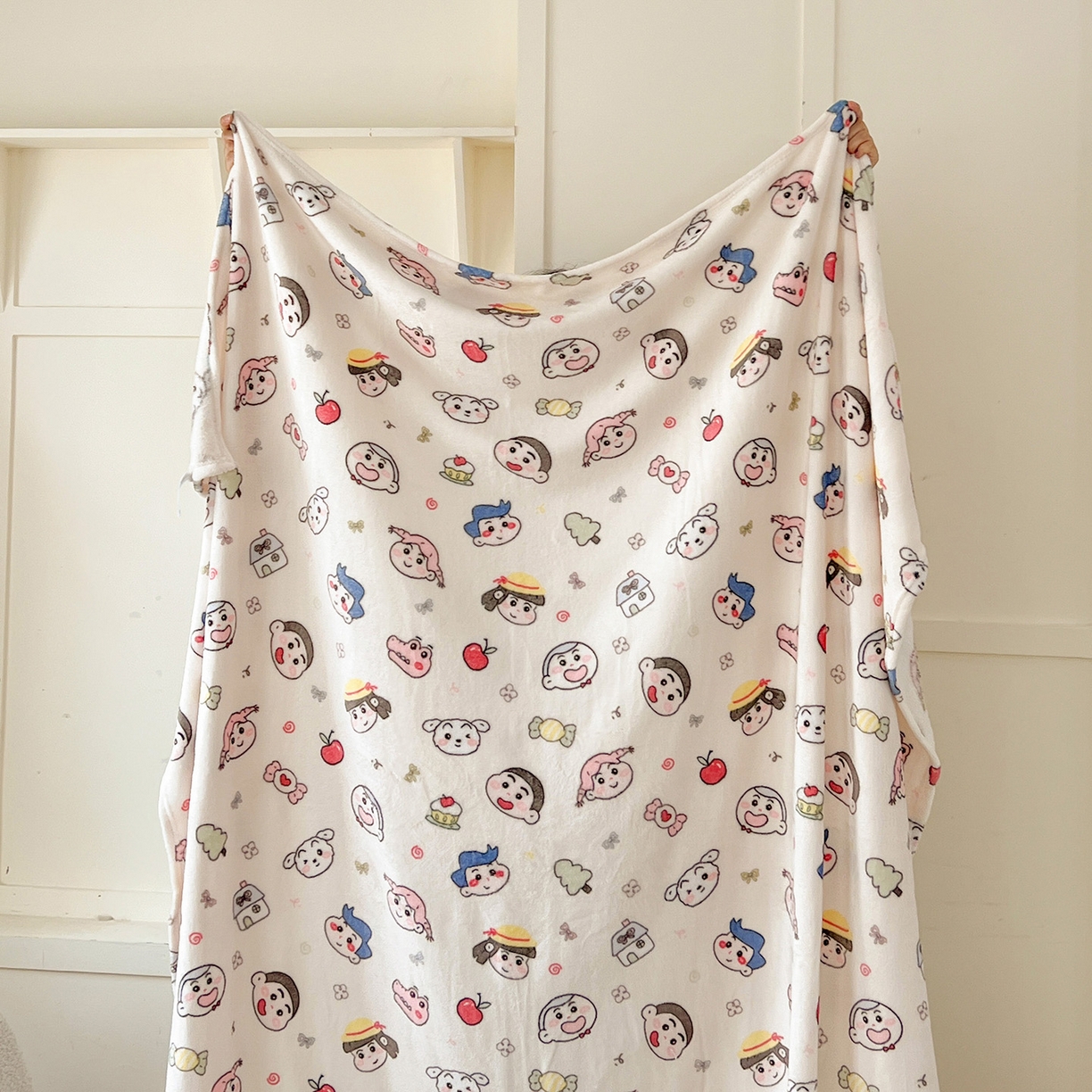 91家纺网 家纺一手货源 找家纺 （总）初念 2025新款四季款双面牛奶绒多功能毛毯