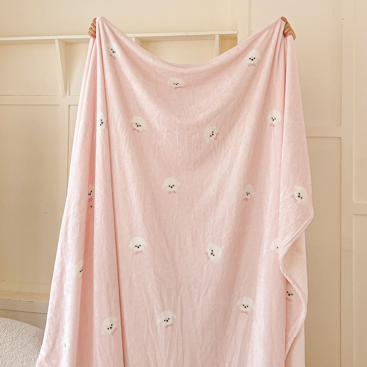 91家纺网 家纺一手货源 找家纺 （总）初念 2025新款四季款双面牛奶绒多功能毛毯