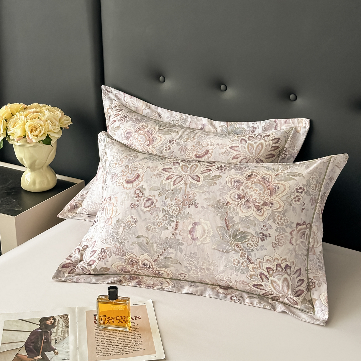 91家纺网 家纺一手货源 找家纺 （总）益利多 2025新款纯棉A类全棉枕套加厚磨毛印花两只装枕头套信封开口48x74/50x80