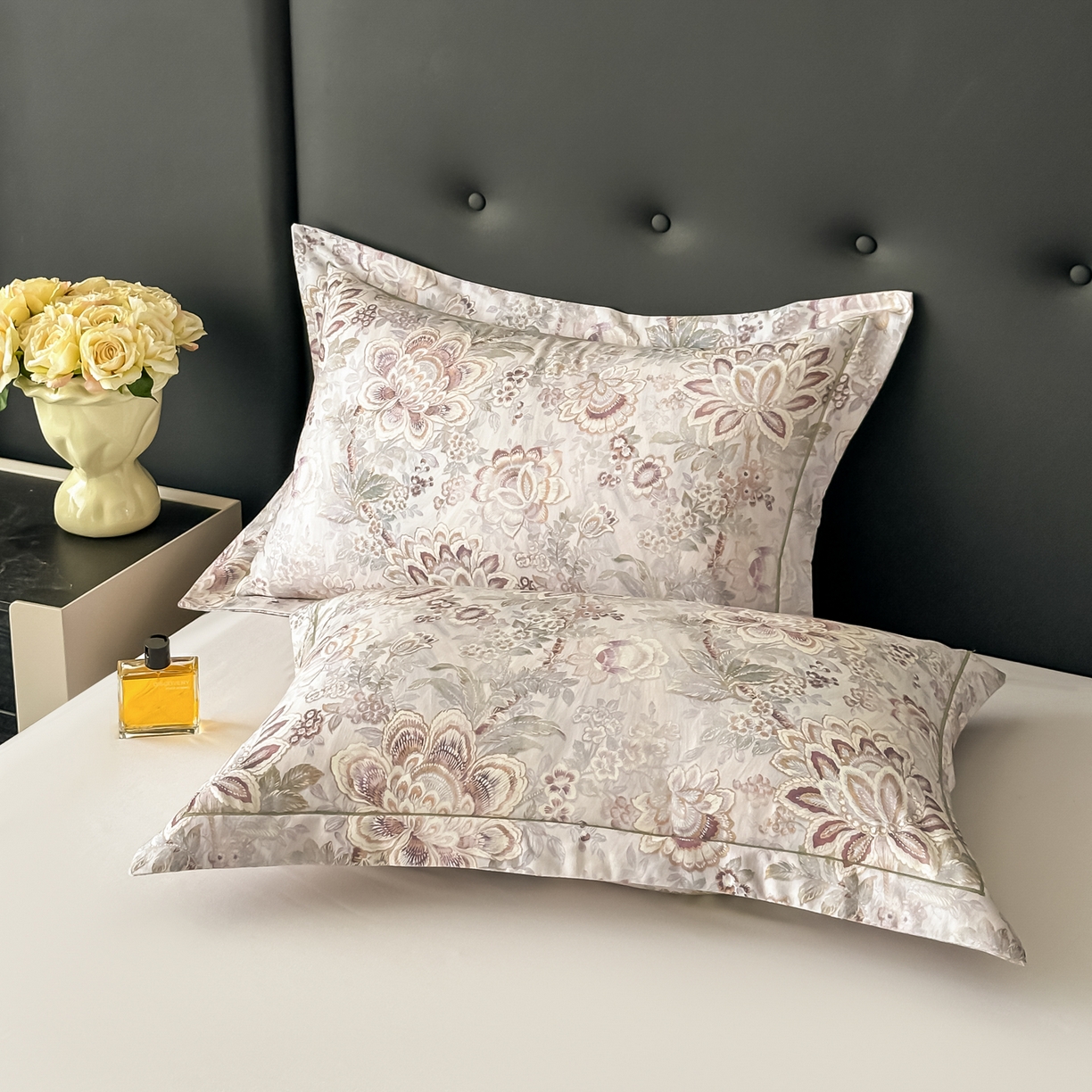 91家纺网 家纺一手货源 找家纺 （总）益利多 2025新款纯棉A类全棉枕套加厚磨毛印花两只装枕头套信封开口48x74/50x80