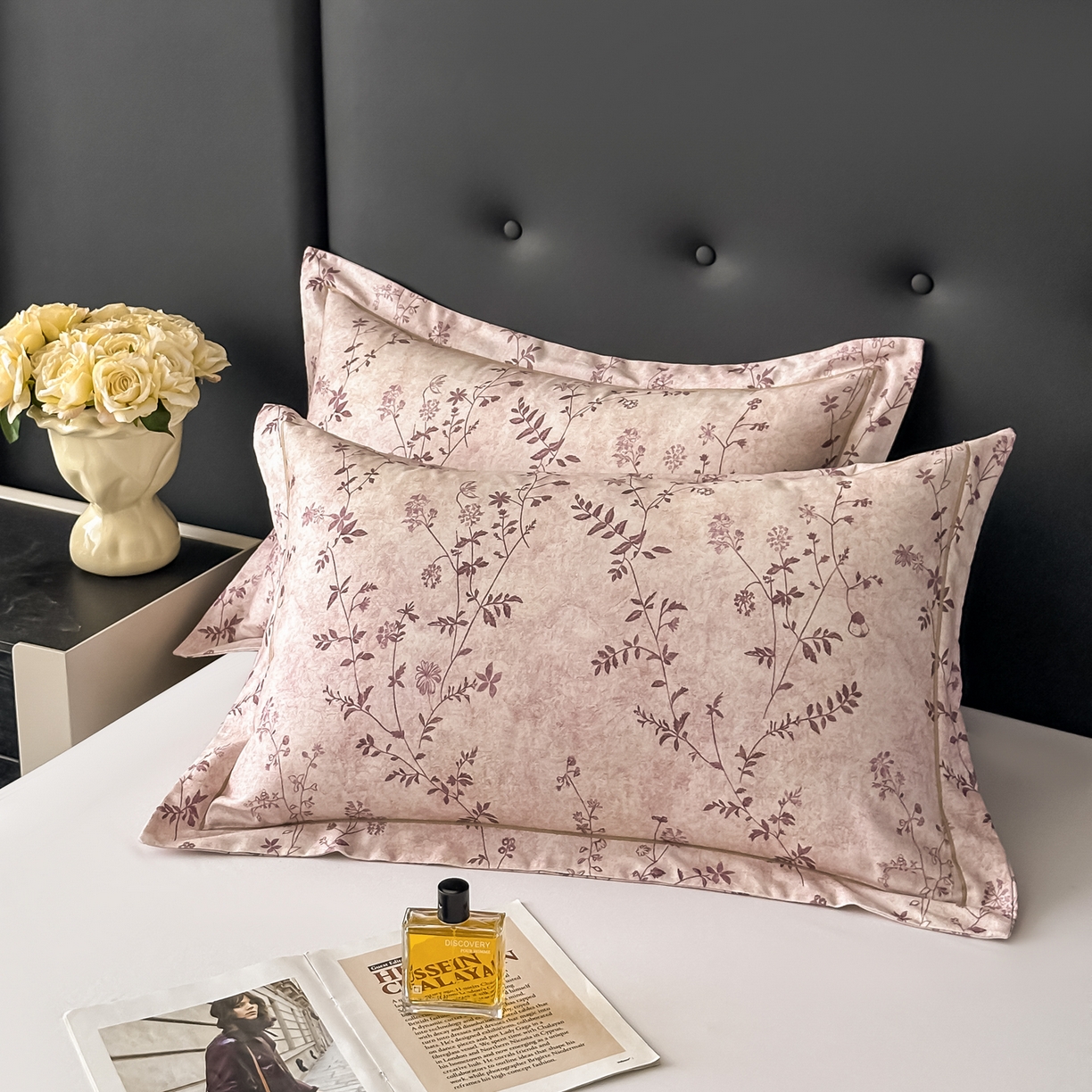 91家纺网 家纺一手货源 找家纺 （总）益利多 2025新款纯棉A类全棉枕套加厚磨毛印花两只装枕头套信封开口48x74/50x80