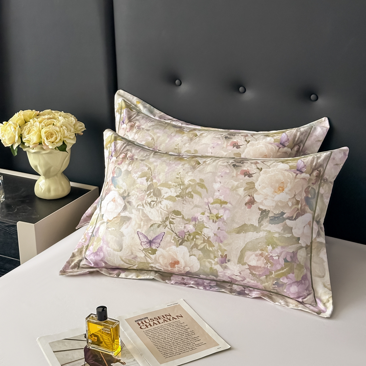 91家纺网 家纺一手货源 找家纺 （总）益利多 2025新款纯棉A类全棉枕套加厚磨毛印花两只装枕头套信封开口48x74/50x80