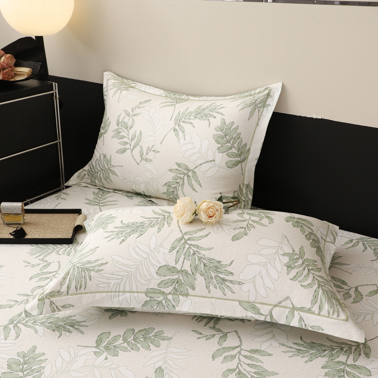 91家纺网 家纺一手货源 找家纺 金盛纺 2025新款全棉纯棉加厚磨毛印花单品床笠 床笠单件 风和日暖